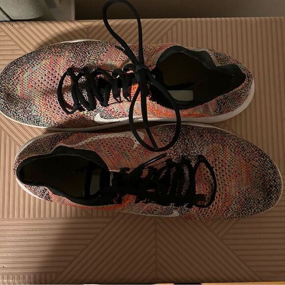 Nike Sneakers Multicolor Lightweight Athletic Workout Casual Black Neutral - Picture 7 of 10